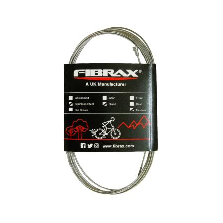 Fibrax Stainless Steel Tandem Brake Cable (Pear Nipple)