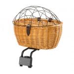M-Wave Wicker Pet Basket with Cover