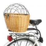 M-Wave Wicker Pet Basket with Cover 1