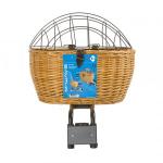 M-Wave Wicker Pet Basket with Cover 4