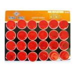 Red Jewel Number Plate Reflectors 1